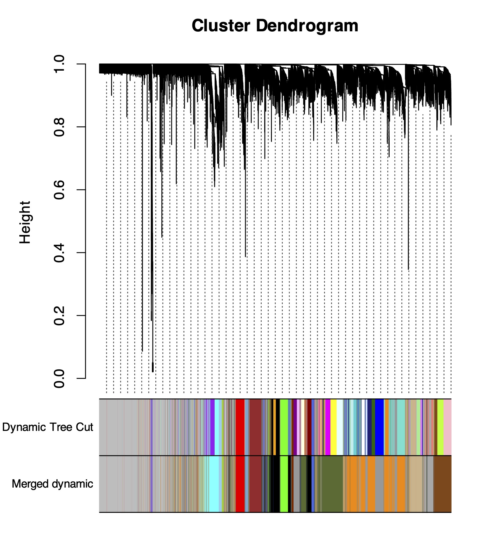 Cluster dendrogram.